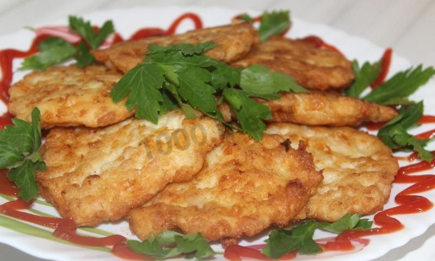 Рецепт куриных оладушек солнышко