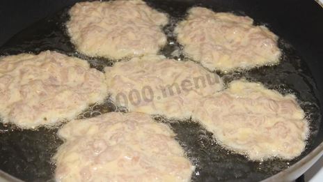 куриные оладушки солнышко