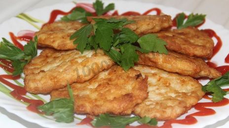 куриные оладушки солнышко