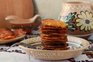 Морковные оладьи с манкой