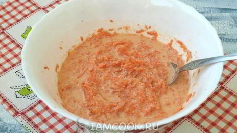 морковные оладьи с манкой