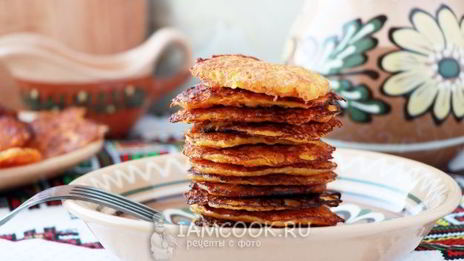 морковные оладьи с манкой