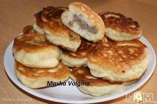 Оладушки с мясным фаршем