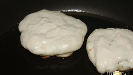 оладушки с мясным фаршем