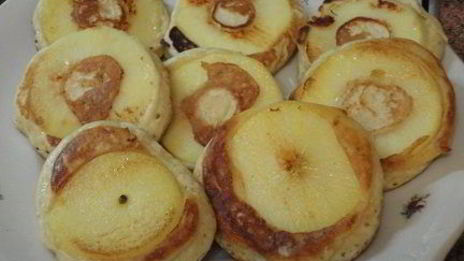 оладушки с яблочками