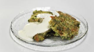 Оладьи из брокколи