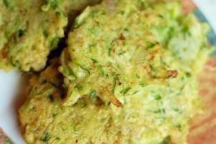 Оладьи из кабачков с творогом