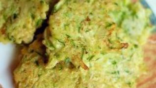 Оладьи из кабачков с творогом