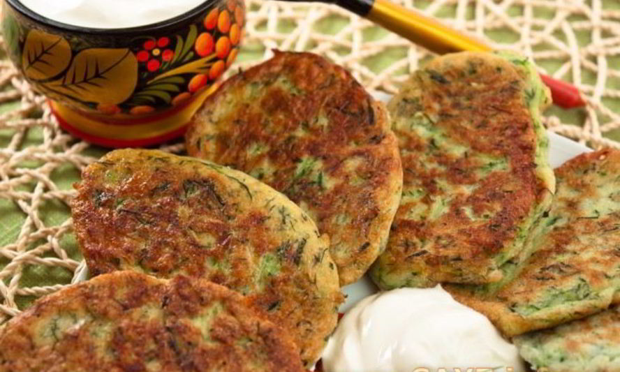 Рецепт оладий из кабачков