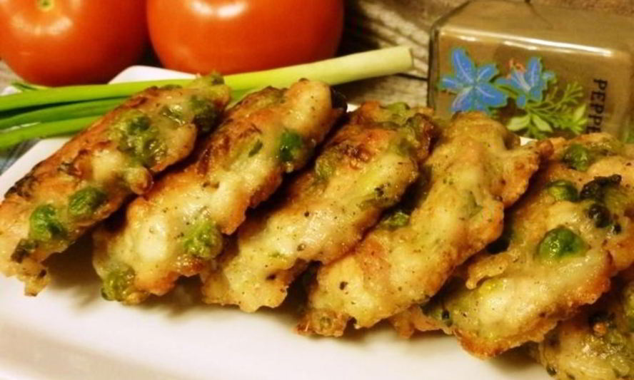 Рецепт оладий из куриного фарша