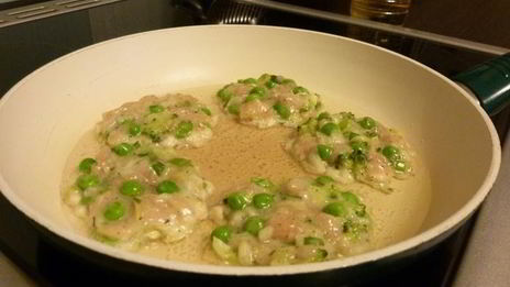 оладьи из куриного фарша