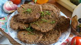 Оладьи из куриной печени