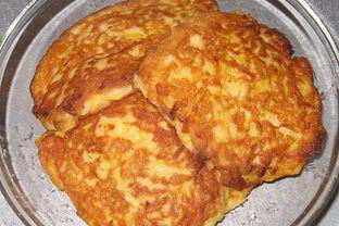 Оладьи из тыквы и яблок