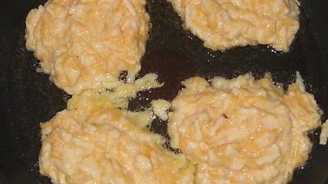 оладьи из тыквы и яблок