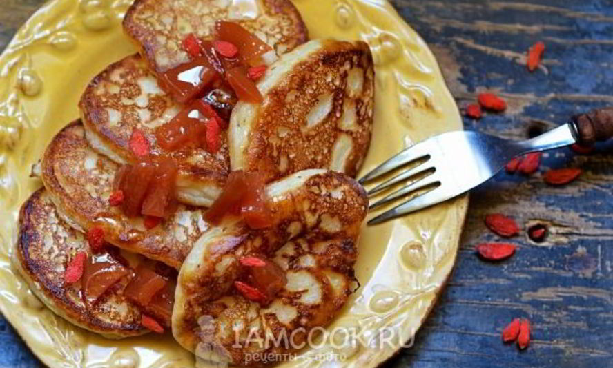 Рецепт оладий на кефире без яиц