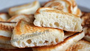 Оладьи на кефире пышные
