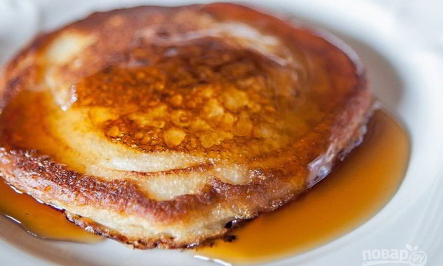 Рецепт оладий на топленом молоке