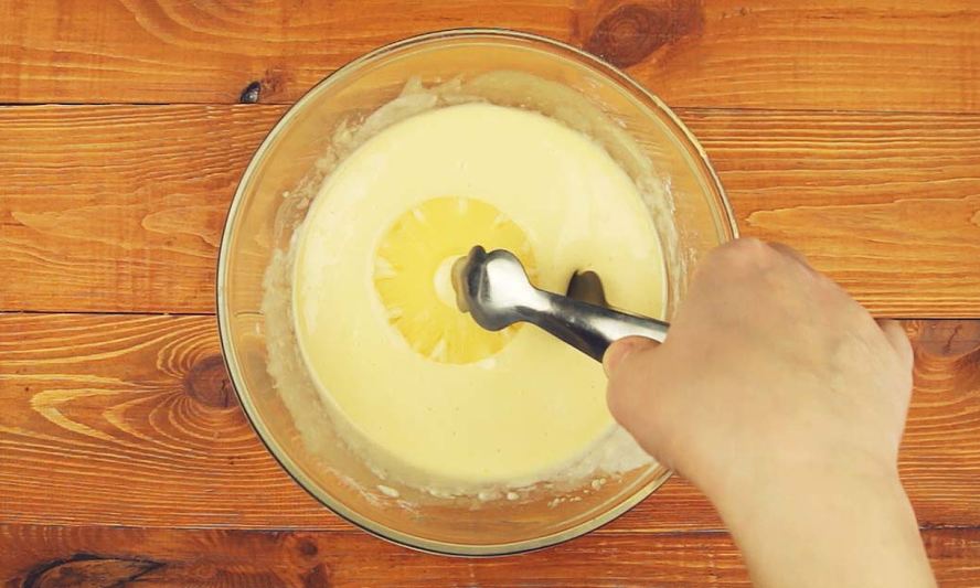 Рецепт оладий с ананасом