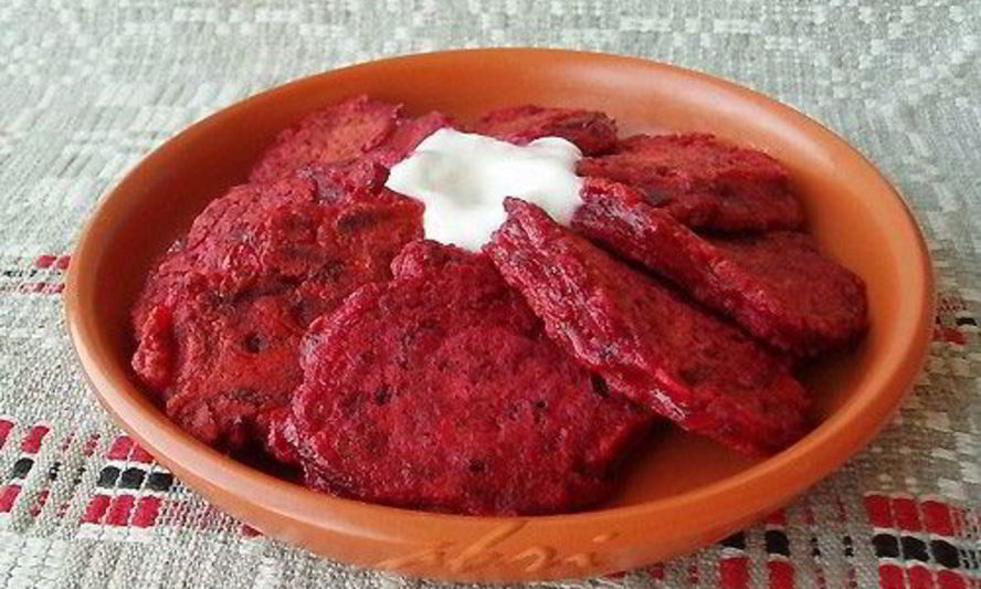 Рецепт оладий свекольных