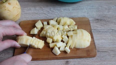 оладьи творожные с яблоками