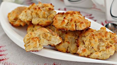 оладьи творожные с яблоками