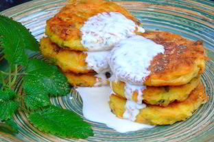 Овощные оладьи