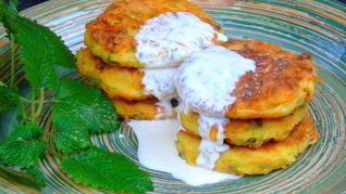 Овощные оладьи