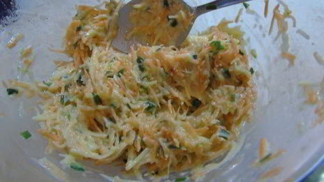 овощные оладьи