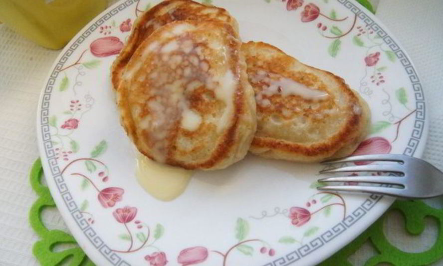 Рецепт овсяных оладий на кефире