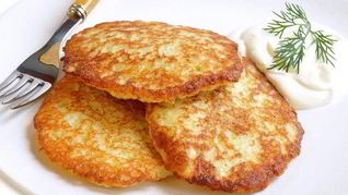 Простые оладьи из картофеля