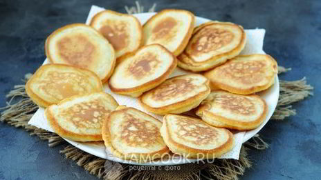 пышные оладьи на соде без дрожжей