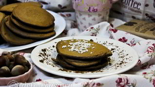 Шоколадные оладьи