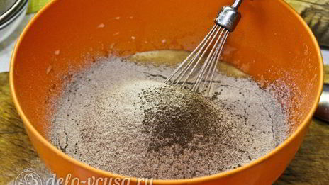 шоколадные оладьи