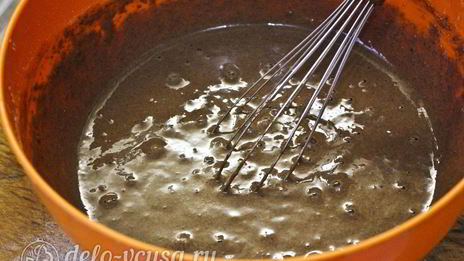 шоколадные оладьи