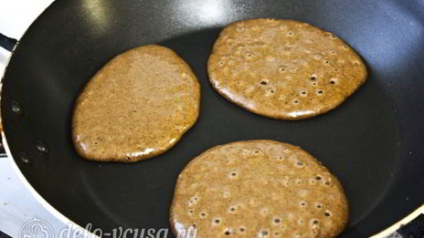 шоколадные оладьи