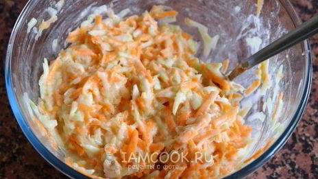 сладкие оладьи из кабачков и моркови