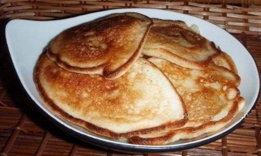 Рецепт творожных оладий с грушами