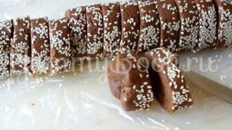 кофейно-шоколадное печенье