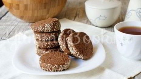 кофейно-шоколадное печенье