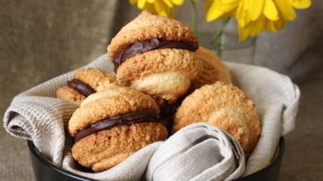 миндальное печенье с шоколадом