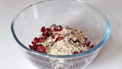 овсяное печенье с клюквой