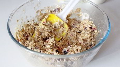 овсяное печенье с клюквой