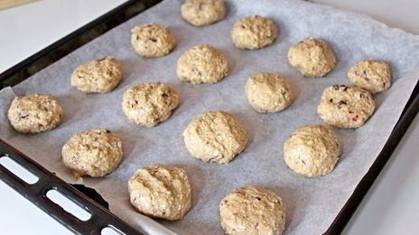 овсяное печенье с клюквой