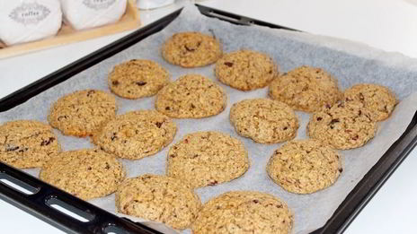 овсяное печенье с клюквой