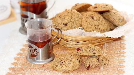 овсяное печенье с клюквой