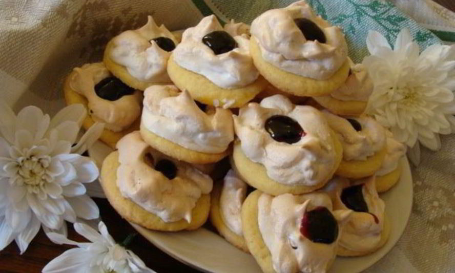 Рецепт печенья орехово-ягодные башенки