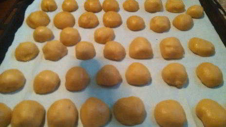 печенье персики