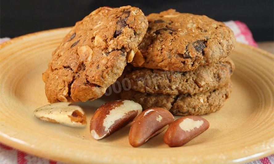 Рецепт печенья с бразильскими орехами