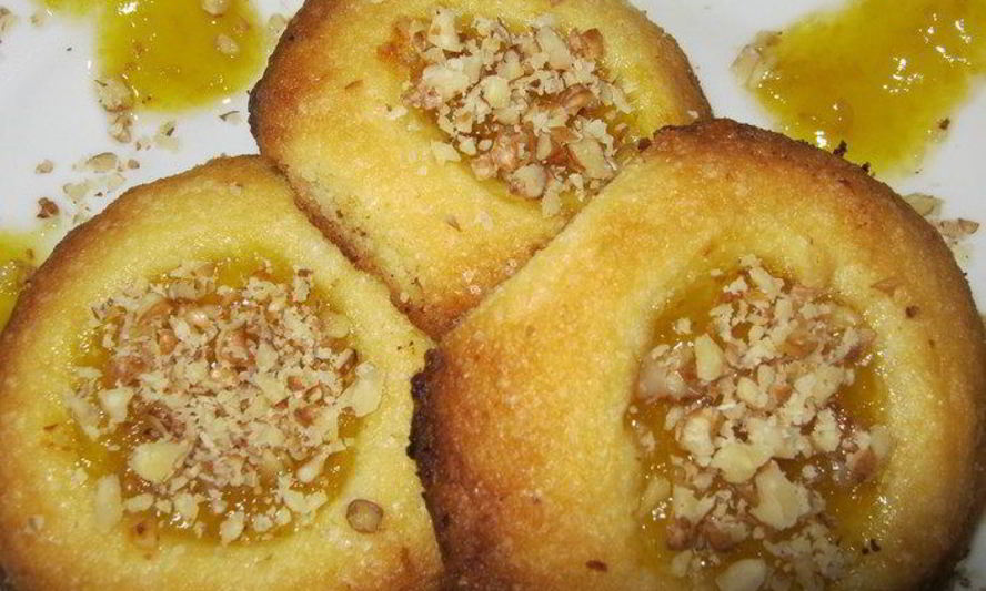 Рецепт печенья с джемом и орехами