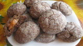 Печенье с ириской